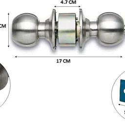 rab Stainless Steel Chrome Handlesets image 3