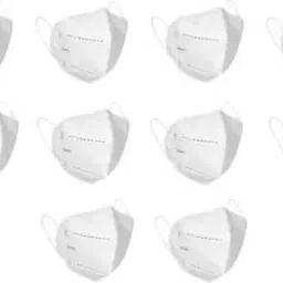 hysavio WhiteN-95 Surgical MaskWith Nose Pin Disposable ISO Mark Breathable ReusableMask Men And Women Reusable, Washable, Water Resistant image 1