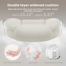 chairtech Leatherette Office Adjustable Arm Chair image 5