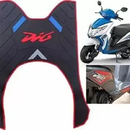 enemyt Dio 3D Foot Floor Mat for Dio BS4 Scooter Multi Color Hero Dio Two Wheeler Mat-picture-15