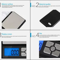 VBR's Group 500 X 0.1 Gr High Precision Digital Compact NoteBook Weight Scale For Jewellery Weighing Scale image 3