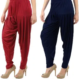 wings 2 fly Viscose Rayon Solid Patiala image 1