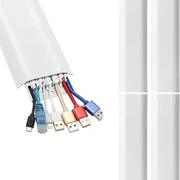 Grabloop Wall Cable Management Covers Paintable Flat Design Cover Conceals Wall Mount Cable Protector-picture-29