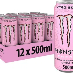 monster Energy Drink Ultra Strawberry Dreams | Sugar Free | Energy Drink-picture-23