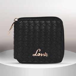 lavie Women Casual Black Artificial Leather Wallet - Mini-picture-19