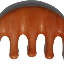 joshimmridha Natural Pure Neem wood Body massege hair comb image 2