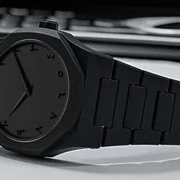 zeroplus New Black Aura watch With arabic dial analog watch Analog Watch - For Men New Black Aura watch With arabic dial analog watch-picture-24