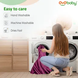 oyo baby Microfiber Baby Bed Protecting Mat image 5