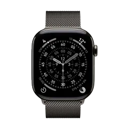 Apple Stainless Steel Milanese Loop for Apple (44mm / 45mm / 46mm / 49mm, S/M) (Physical Vapour Deposition Layer, Slate) image 3