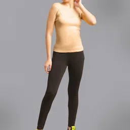 FBAR Pack Of 2 Non-Padded Bio Wash Pure Cotton Camisoles image 3