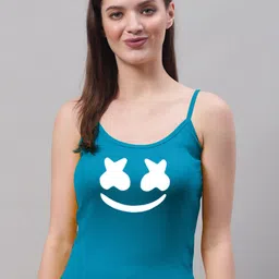 FBAR Printed Non Padded Cotton Camisole image 1