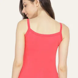 Lady Lyka Padded Seamless Lace Trim Camisole With Removable Pads image 3