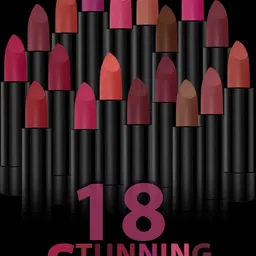 PERPAA Set Of 2 Creamy Matte Long-Stay Lipstick - Tan Red 80 & Crimson Red 86 image 2