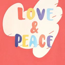 MINI KLUB Coral Pink Typography Printed Blouson Top image 3