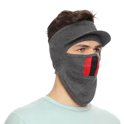 Gajraj Unisex Cotton Full Face Mask With Air Filter Mesh & Visor image 2