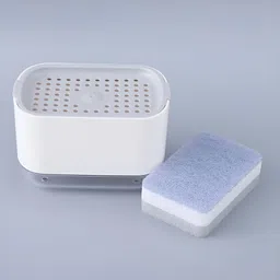 UMAI White & Grey Textured Bath Accessories Set 300ml image 5