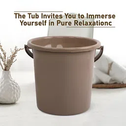 Kuber Industries Brown 2 Pieces Matte Bath Accessories Set image 2