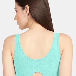 Sonari Pack of 2 Black & Sea Green Non Padded Bra image 2