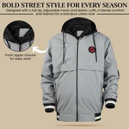 platinumcartz Men Solid Casual Jacket image 2