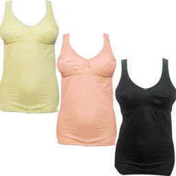 Women Beige, Yellow, Black Camisole-image-64