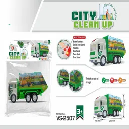 dezicon Friction PoLemmo VS-2507 Garbage Truck-DZC10 image 5