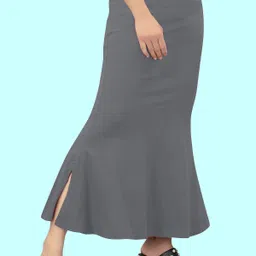 house of common FUL._Fish_grey_XL_Saree Shapewear shapewear petticoat For Women Lycra Blend Petticoat-image-3
