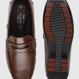 action Lightweight | Comfortable | Trendy | Daily Wear | Synthetic Leather Loafers For Men image 5