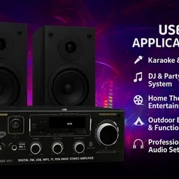 ots world Home Entertainment/DJ/Party Professional Amplifier 3055 Transistors Based 450 W AV Power Amplifier image 3