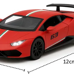crezor toys Kids Lamborghini Alloy Diecast Car 1:36 Scale Mini Pull Back Racing Toy image 4