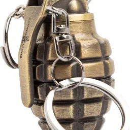 the chaabi shop Grenade, Embossed/Dotted, Golden Visit Website www.myfirstdot.com Pocket Lighter image 2