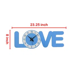 olive tree Love You 8 Inches Stylish Wooden Clock image 3