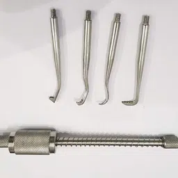 agarwals Dental Crown Remover Set of 4 Tip Stainless Steel-picture-20