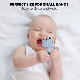 houseofcommon Silicone Baby Teether for Teething Gums,100% FoodGrade, BPA Free Teether image 3