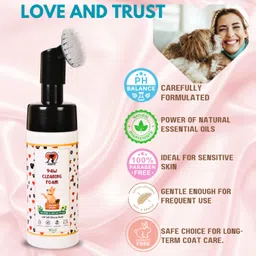 heartie Waterless Paw Cleaner for Dogs & Cats – With Aloe Vera, Tea Tree & Eucalyptus Anti-Inflammatory, Anti-fungal, Anti-itching, Anti-microbial Fresh Cat, Dog Shampoo image 3