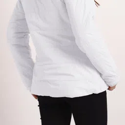 elanhood Women Solid Quilted Jacket image 3