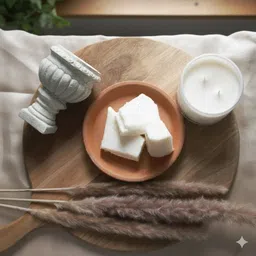 yahweh enterprise Semi Refine Paraffin Wax (700 Gms) Candle image 4