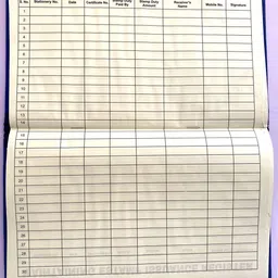 csc vle CSC Stock Holding e-Stamp Issuance Register CSCESTAMP 1-Part Record Keeping Book-picture-22