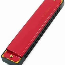 root n nut music Mouth Organ 24 Holes 48 tones Metal harmonica RED-picture-28