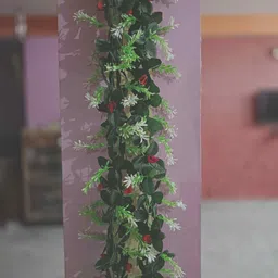 kingstyle impex Artificial Flowers Home Decoration Vine Creepers Plant Wall Hanging Chain 401I Multicolor Rose Artificial Flower-picture-27