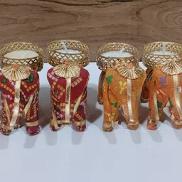 triptee insight hub Plastic 6 - Cup Tealight Holder Set-picture-18