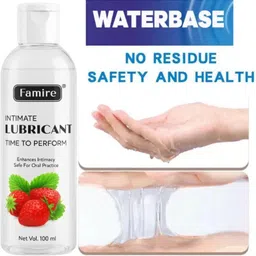 famire Natural Lube - Water-Based Personal Lubricant, 100 ML Bottle Lubricant image 1