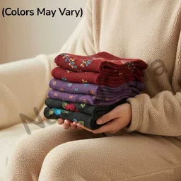 naosucura Women Woven Mid-Calf/Crew image 2