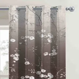 piyu home furnishings 274 cm (9 ft) Long Door Polyester Blackout Curtain (Pack Of 2) image 2