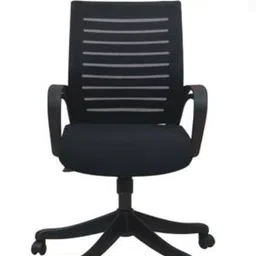 maestro Home & Office Mesh Chair with Fixed Handles - Comfortable Desk Chair Fabric Office Adjustable Arm Chair image 3