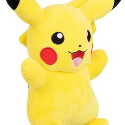 mhk PIKACHU Stuffed Soft Toy for Kids, Children Playing (Multicolor) - 18 cm image 5