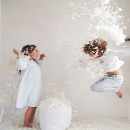 v flex Cotton Sleeping Pillow Pack of 3 Solid image 4