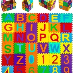 colour cloud Kids learning mats Puzzle games for kids Alfabet 26 Number 10 total 36 pieces-picture-25
