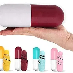 sbts Ultra Light Mini Folding Compact Pocket with Lovely Capsule Case (Multicolor)) Umbrella-picture-17
