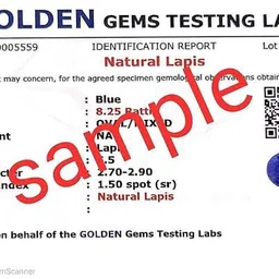 kushmiwal gems 7.00 Ratti / 6.00 Carat Natural Lapiz Ring Original Brass Lapis Lazuli Silver Plated Ring image 5