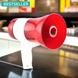 syara Handheld (Megaphone with Recorder) Siren Music Loud Speaker for AnnouncingDE272 Outdoor, Indoor PA System-picture-10